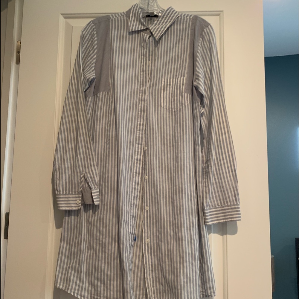 Tunic in striped Chambray by Cabi.